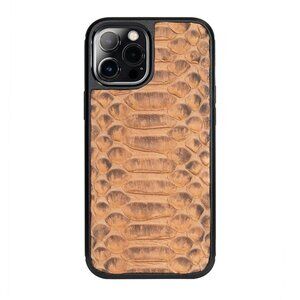 Classy iPhone 12 Pro Max Case - Exotic Python Peru Style